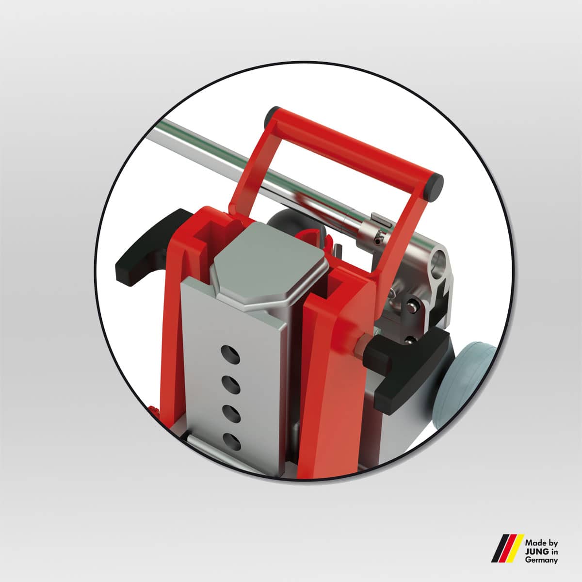  JH 6 G plus - Maschinenheber mit integrierter Pumpeneinheit mit seitlichen Griffen ohne Standardgriff