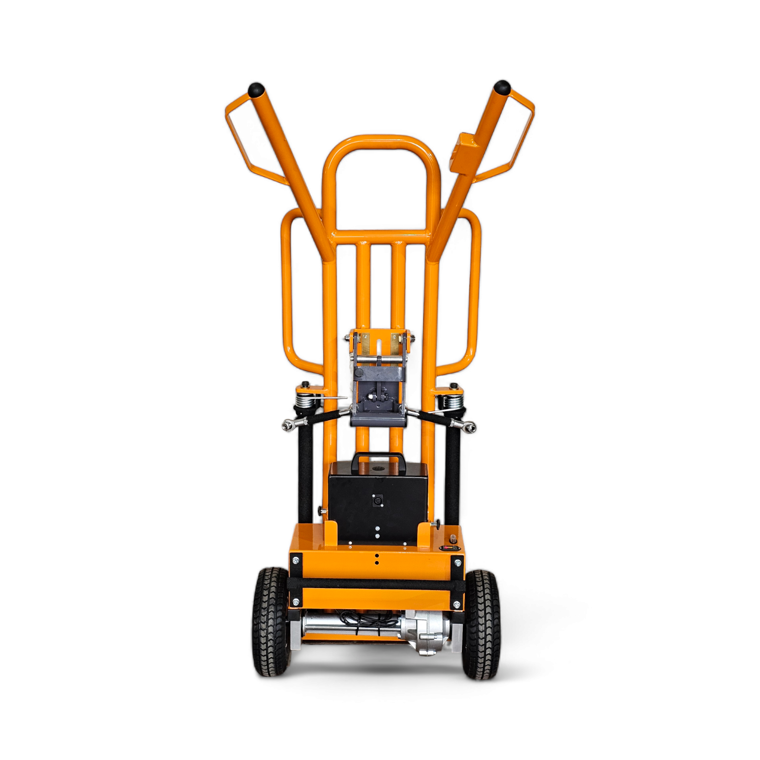 Rückansicht der efatec Kuli K3 elektrischen Transportkarre bei dif-shop"