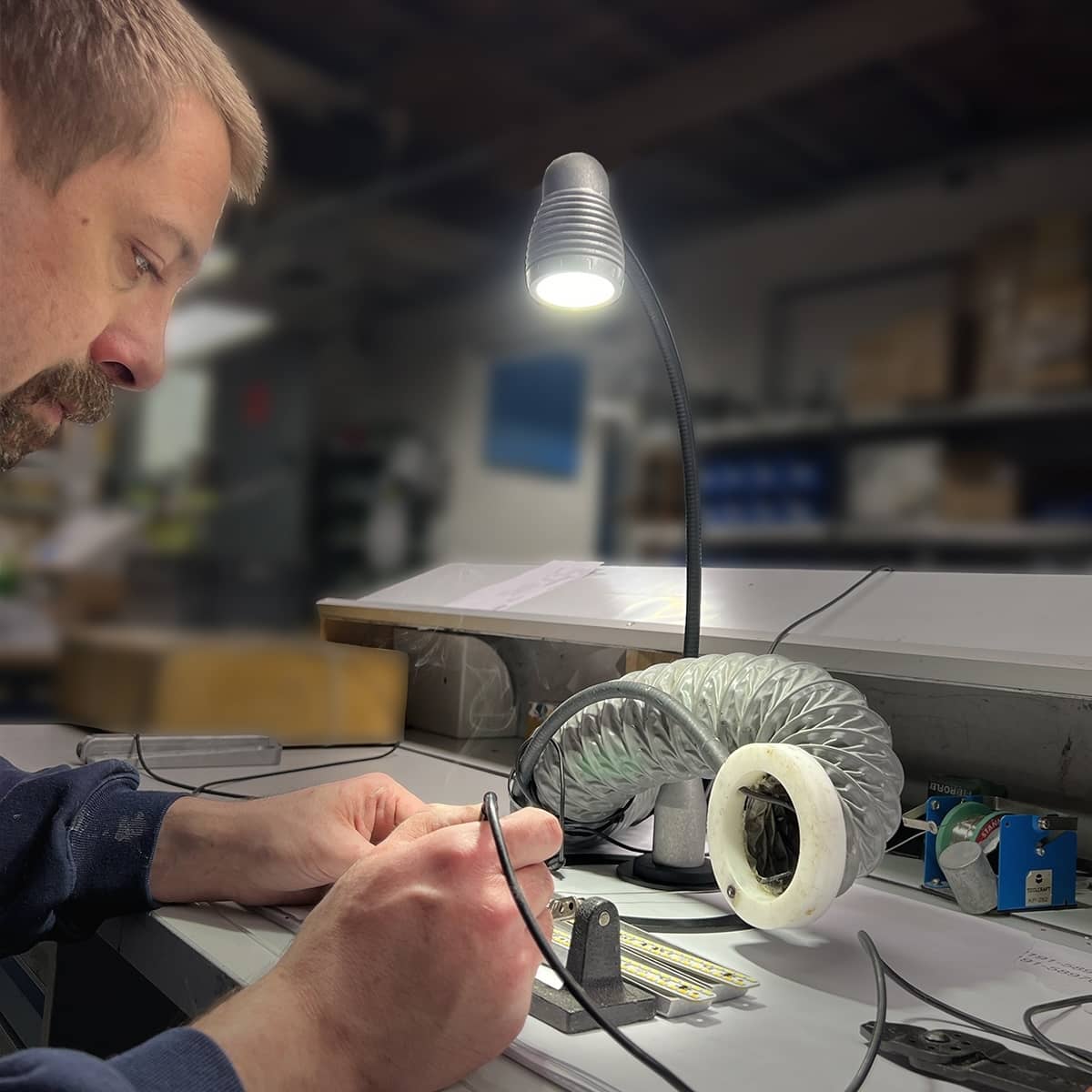 Bauer & Böcker Led-Arbeitsleuchte "Flexi" 90°
