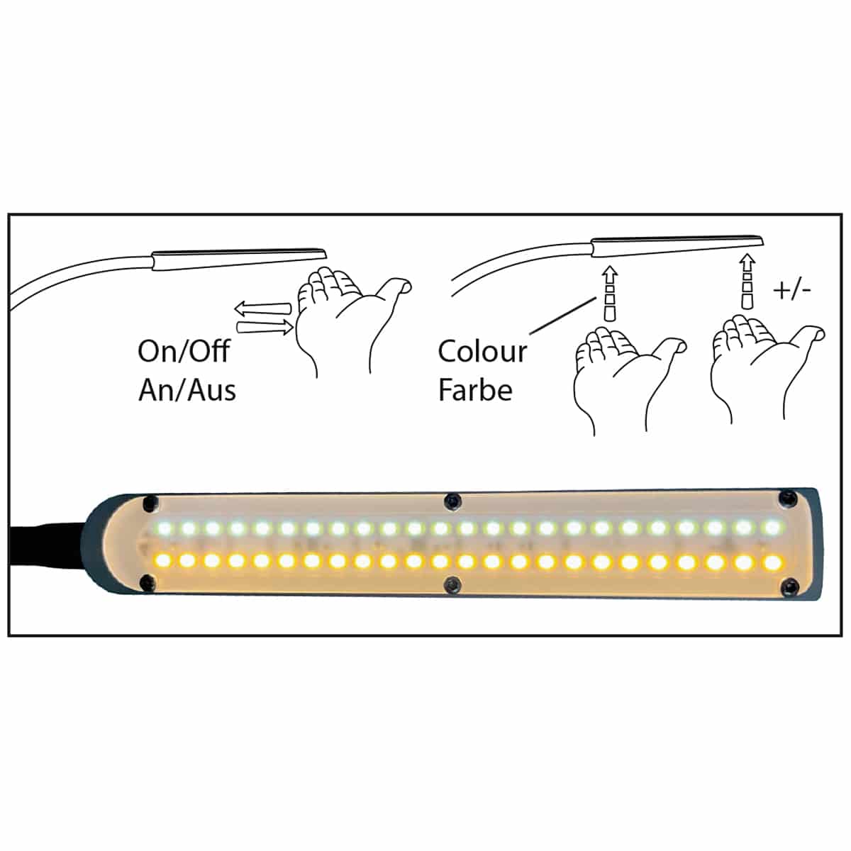 Bauer & Böcker LED-ARBEITSLEUCHTE "SILHOUETTE"