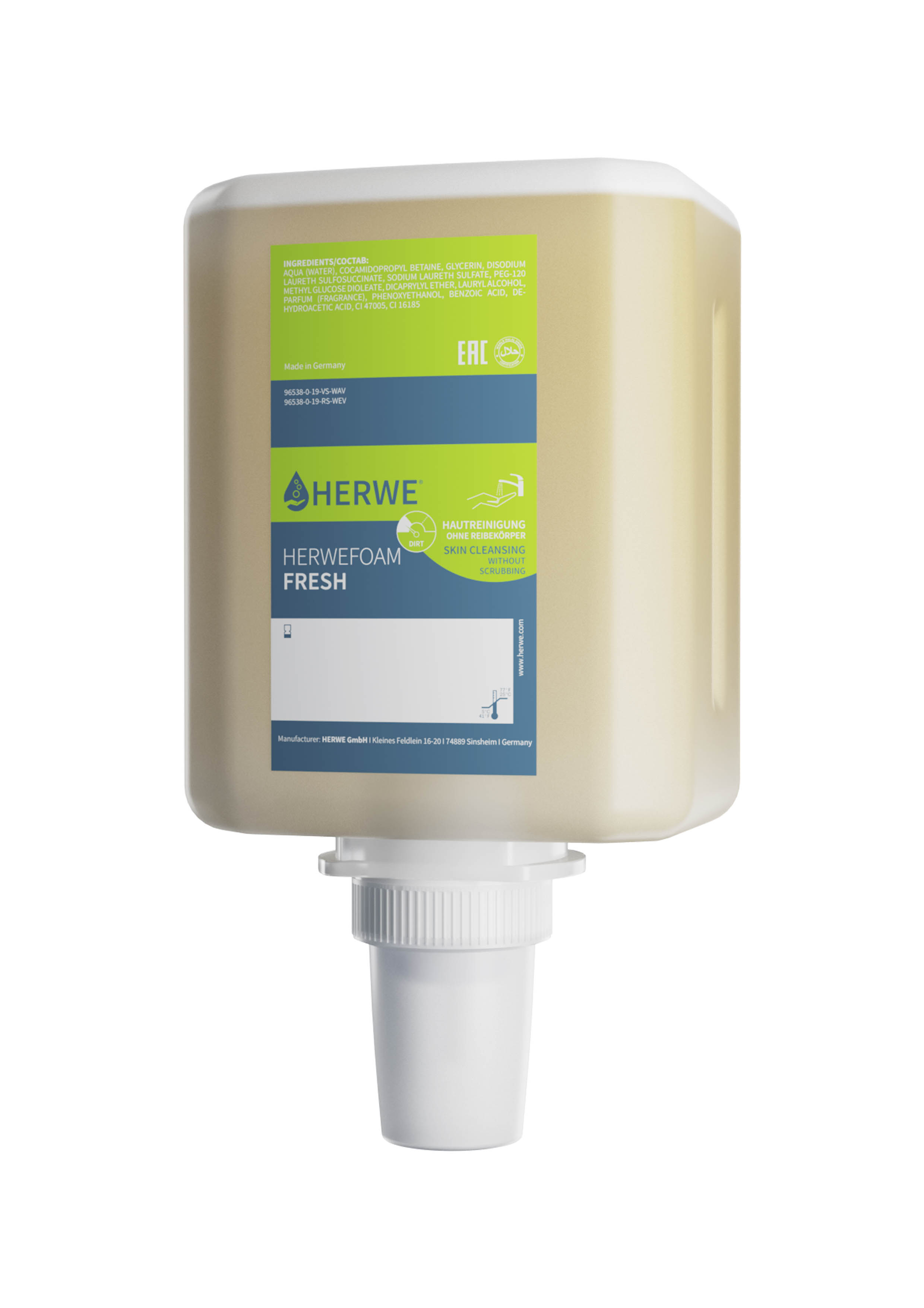 HERWEFOAM FRESH in der 1000 ml Viva Flasche